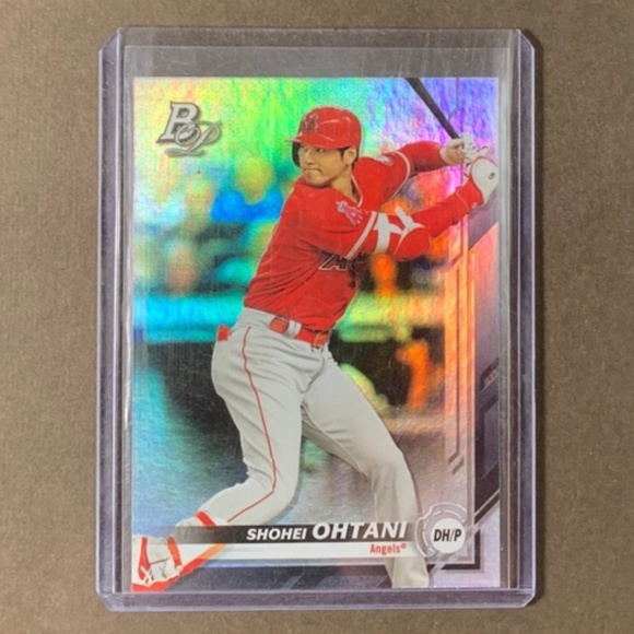 🔥💥📈2019 SHOHEI OHTANI REFRACTOR BASEBALL CARD • LOS ANGELES DODGERS - Picture 4 of 4